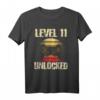 Level 11 Unlocked Gamer T-Shirt für Jungen - Perfektes Geburtstagsgeschenk zum 11. Geburtstag für kleine Zocker