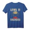 Level 11 Unlocked Gamer T-Shirt für Jungen - Perfektes Geburtstagsgeschenk zum 11. Geburtstag für kleine Zocker