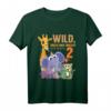 Kinder Wild Frech und Endlich 2 Jahr Tiere - Lustiges T-Shirt zum 2. Geburtstag für Sohn & Tochter