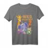 Kinder Wild Frech und Endlich 2 Jahr Tiere - Lustiges T-Shirt zum 2. Geburtstag für Sohn & Tochter
