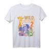 Kinder Wild Frech und Endlich 2 Jahr Tiere - Lustiges T-Shirt zum 2. Geburtstag für Sohn & Tochter