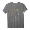 Dinosaurier ABC Dino Alphabet T-Shirt für Kinder - Lernspielzeug & Geschenkidee für Jungs, Vorschulkinder & Erstklässler
