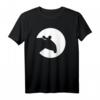 Tapir Kopf im Mond bei Nacht - Tiermotiv T-Shirt für Natur- und Tierliebhaber, klassisch geschnitten