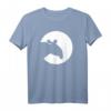 Tapir Kopf im Mond bei Nacht - Tiermotiv T-Shirt für Natur- und Tierliebhaber, klassisch geschnitten