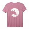 Tapir Kopf im Mond bei Nacht - Tiermotiv T-Shirt für Natur- und Tierliebhaber, klassisch geschnitten