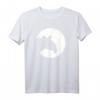 Tapir Kopf im Mond bei Nacht - Tiermotiv T-Shirt für Natur- und Tierliebhaber, klassisch geschnitten