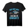 Kinder Polizei T-Shirt für Jungen - Aus Dem Weg Bin Im Einsatz mit Polizeiauto, Perfekt als Polizei Geschenk & Kostüm für Kindergeburtstag