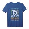 Geburtstag 15 Geschenke Shirt für Jungen & Mädchen - Perfekt zum 15. Geburtstag, Klassisch geschnitten, Doppelt genähter Saum