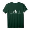 Vater 2 Töchter Herzschlag Papa T-Shirt - Lustiges Vatertagsgeschenk für Opas, Papis & werdende Väter
