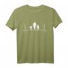 Vater 2 Töchter Herzschlag Papa T-Shirt - Lustiges Vatertagsgeschenk für Opas, Papis & werdende Väter