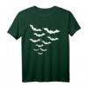 Fledermaus T-Shirt für Halloween - Gruselige Fledermaus in dunkler Nacht, klassisch geschnitten