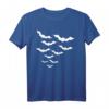 Fledermaus T-Shirt für Halloween - Gruselige Fledermaus in dunkler Nacht, klassisch geschnitten