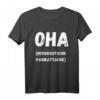 OHA, norddeutsche Panikattacke - Moin T-Shirt mit Leuchtturm, Möwen & Meer für Nordsee & Ostsee Liebhaber