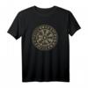 Vegvisir Wikinger Kompass Runen Nordisch Keltisch Schutz T-Shirt – Geschenk für Nordmänner, Wikinger, Magie & Mythologie-Fans für Festivals, Geburtstage & Weihnachten