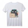 Grumpy Computer Cat T-Shirt - Lustiges Coding & IT Geschenk für Programmierer, Admins & Katzenliebhaber
