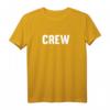 CREW Rücken Aufdruck T-Shirt für Sicherheitsdienst & Veranstaltungspersonal – Ideal für Security, Events, Karneval & Fasching