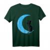 Schwarze Katze Halbmond Mond Seemann Mama T-Shirt – Perfekt für Katzenliebhaber, Segler, Astrologen & Halloween-Party