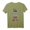 Große Schwester Elfe Weihnachtsoutfit Partnerlook Geschenk T-Shirt - Festliches Elfenkostüm für die Feiertage & Familienpartnerlook