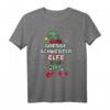 Große Schwester Elfe Weihnachtsoutfit Partnerlook Geschenk T-Shirt - Festliches Elfenkostüm für die Feiertage & Familienpartnerlook