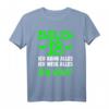 Lustiges 18. Geburtstag T-Shirt: Endlich 18, ich kann alles, ich weiß alles – Perfekte Deko und Geschenk für Jungen und Mädchen