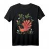 Feuervogel Blumen Vintage Ukrainisches Vyshyvanka T-Shirt - Traditionelles ukrainisches Stickerei-Design, ideales Geschenk für Geburtstag, Unabhängigkeitstag & Kulturbegeisterte