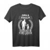 Großvater und Enkelin Partnerlook T-Shirt - Klassisch geschnitten, perfekt für gemeinsame Momente & Familiengeschenke