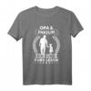 Großvater und Enkelin Partnerlook T-Shirt - Klassisch geschnitten, perfekt für gemeinsame Momente & Familiengeschenke