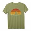 Vintage Sonne MTB Geschenk für Mountainbiker - Retro Fahrrad T-Shirt im Distressed Look für Geburtstag & Weihnachten
