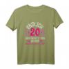 Endlich 20 aber meine Eltern wohnen immer noch bei mir - Lustiges Geburtstags-T-Shirt für Mädchen zum 20. Geburtstag