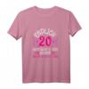 Endlich 20 aber meine Eltern wohnen immer noch bei mir - Lustiges Geburtstags-T-Shirt für Mädchen zum 20. Geburtstag