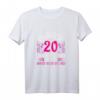 Endlich 20 aber meine Eltern wohnen immer noch bei mir - Lustiges Geburtstags-T-Shirt für Mädchen zum 20. Geburtstag