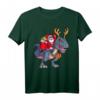 Weihnachten Kinder-T-Shirt mit Dinosaurier, Weihnachtsmann & Hirsch Motiv – Lustiges Familienoutfit für Kinder, Jungen & Erwachsene, perfekte Weihnachtsgeschenkidee