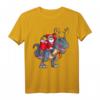 Weihnachten Kinder-T-Shirt mit Dinosaurier, Weihnachtsmann & Hirsch Motiv – Lustiges Familienoutfit für Kinder, Jungen & Erwachsene, perfekte Weihnachtsgeschenkidee