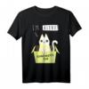 Cute 40 Geburtstag Alive T-Shirt - Lustiges Schrödinger Katze Science-Design für Katzenliebhaber, Nerds & Physikfans