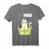 Cute 40 Geburtstag Alive T-Shirt - Lustiges Schrödinger Katze Science-Design für Katzenliebhaber, Nerds & Physikfans