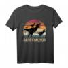 Daddysaurus Papa von drei Kindern T-Shirt - Originelles Dino Geschenk für Vatertag, Geburtstag und Weihnachten, Partnerlook für Vater und Kinder