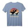 Daddysaurus Papa von drei Kindern T-Shirt - Originelles Dino Geschenk für Vatertag, Geburtstag und Weihnachten, Partnerlook für Vater und Kinder