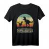 Papasaurus Rex Dinosaurier Papa T-Shirt – Lustiges Familiengeschenk für Väter mit Dino-Motiv, klassisch geschnitten