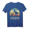 Papasaurus Rex Dinosaurier Papa T-Shirt – Lustiges Familiengeschenk für Väter mit Dino-Motiv, klassisch geschnitten