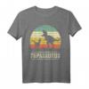 Papasaurus Rex Dinosaurier Papa T-Shirt – Lustiges Familiengeschenk für Väter mit Dino-Motiv, klassisch geschnitten