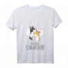 Damen Schlafshirt mit Katzenmotiv – Süßes Katzen-Outfit für Morgenmuffel, Schlafmützen & Katzenliebhaber, Perfekt als Geschenk