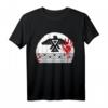Native American T-Shirt für Herren und Damen mit roter Hand Thunderbird - Vintage-Stil, Geschenkidee zur Unterstützung indigener Gemeinschaften