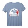 Native American T-Shirt für Herren und Damen mit roter Hand Thunderbird - Vintage-Stil, Geschenkidee zur Unterstützung indigener Gemeinschaften