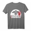 Native American T-Shirt für Herren und Damen mit roter Hand Thunderbird - Vintage-Stil, Geschenkidee zur Unterstützung indigener Gemeinschaften