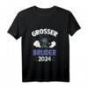 Kinder großes Bruder Ninja T-Shirt 2024 – Stolzes Geschwister-Shirt für Babyparty und Schwangerschaftsankündigung
