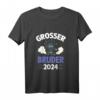 Kinder großes Bruder Ninja T-Shirt 2024 – Stolzes Geschwister-Shirt für Babyparty und Schwangerschaftsankündigung