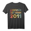 Legendär 11. Geburtstag T-Shirt für Jungen und Mädchen - Vintage Geschenkidee zum 11. Geburtstag seit 2011