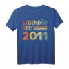 Legendär 11. Geburtstag T-Shirt für Jungen und Mädchen - Vintage Geschenkidee zum 11. Geburtstag seit 2011