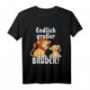 Kinder Großer Bruder T-Shirt Jungen Löwe Shirt – Perfektes Geschenk für die Ankündigung der Geschwisterliebe & zur Vorfreude auf das Baby