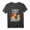 Kinder Großer Bruder T-Shirt Jungen Löwe Shirt – Perfektes Geschenk für die Ankündigung der Geschwisterliebe & zur Vorfreude auf das Baby
